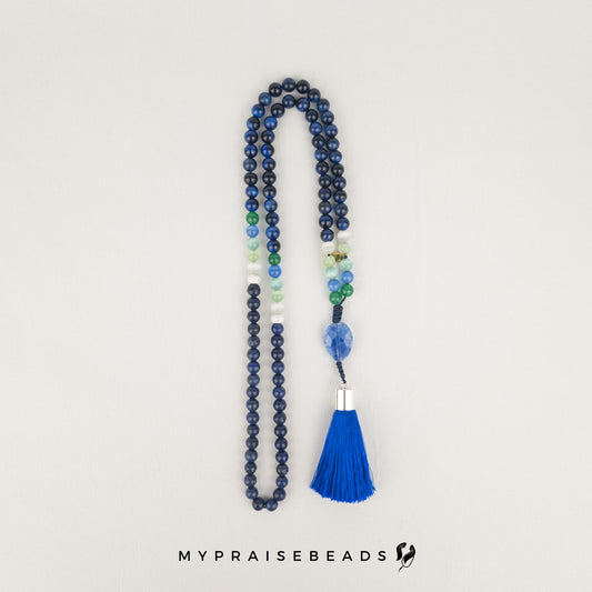 Lapis Lazuli & Cat Eye Tasbih