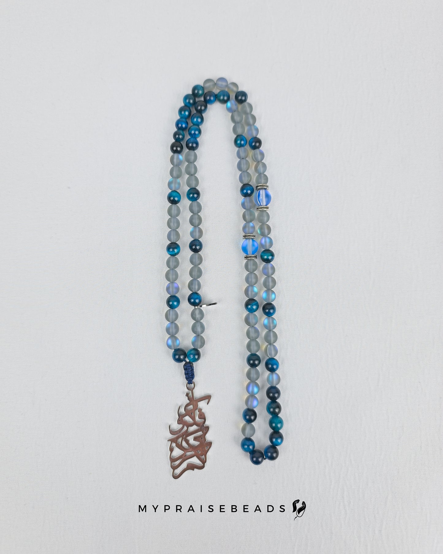 Blue Austrian Moonstone Tasbih (2026 Collection)