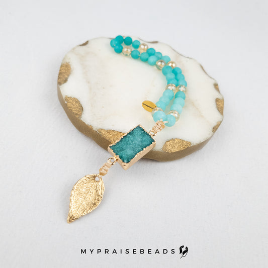 Ombre Amazonite Tasbih