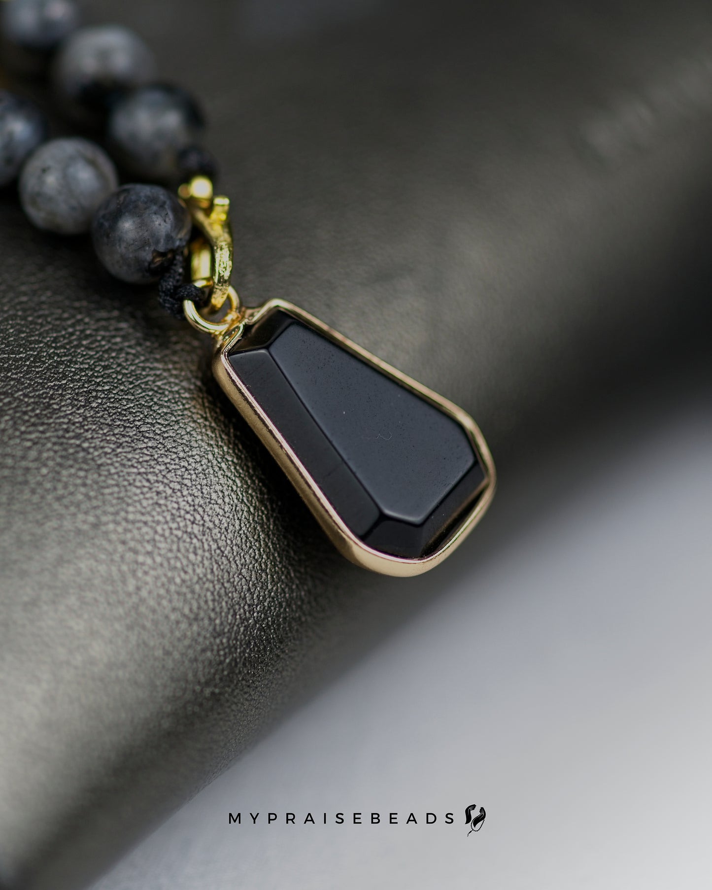 Black & Gold Bag Charm