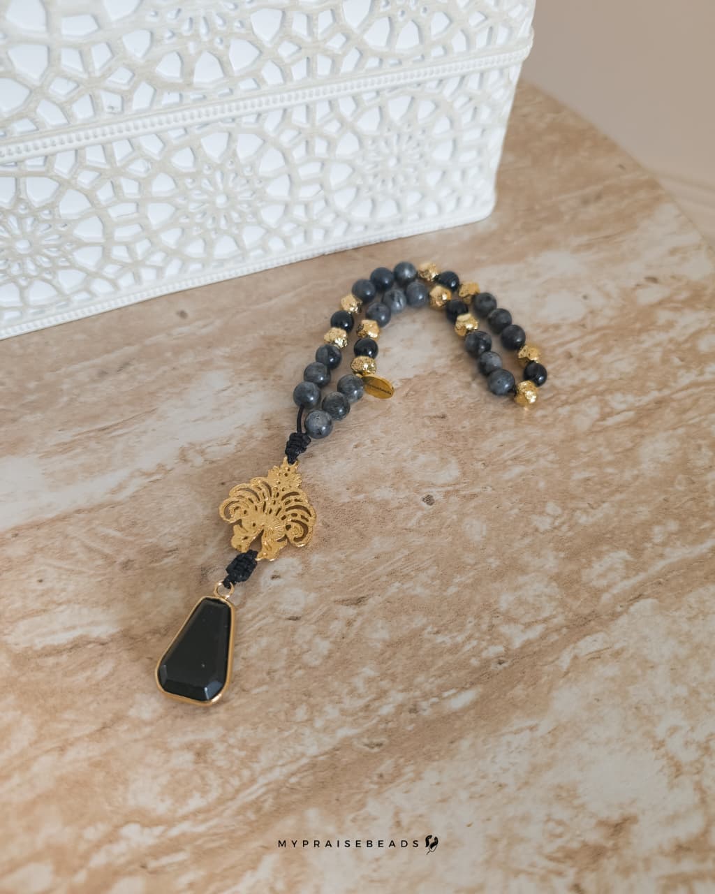 Black & Gold 33 Bead Tasbih