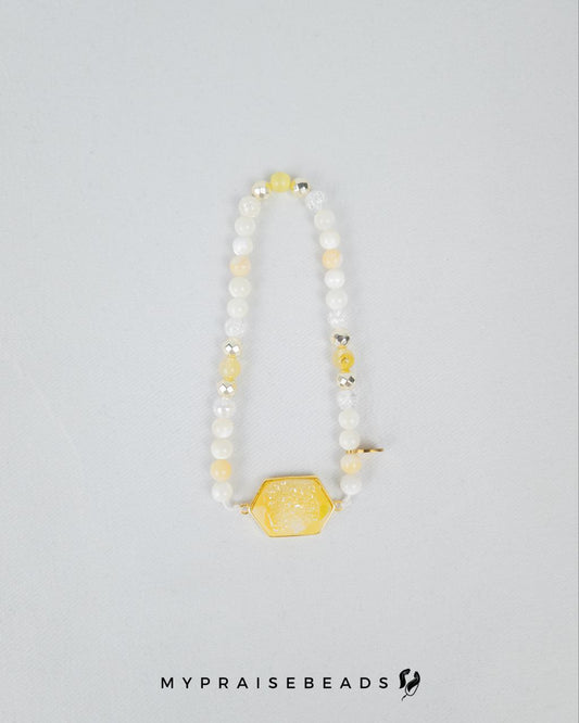 Yellow Druzy Tasbih