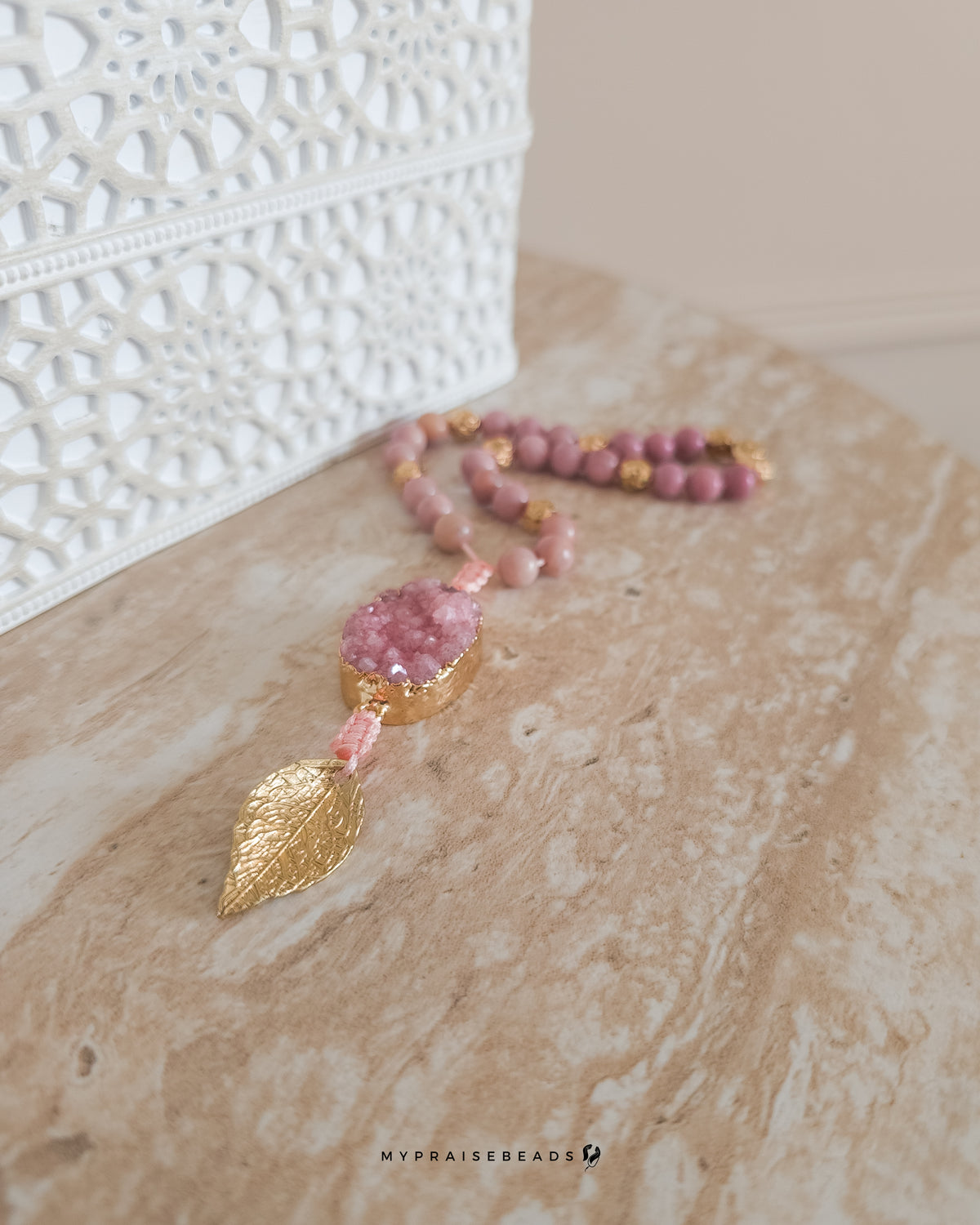 33 Bead Rhodonite Tasbih